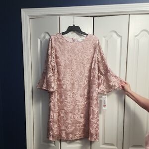 Caroline Rose Dress in The Color Rose Quartz